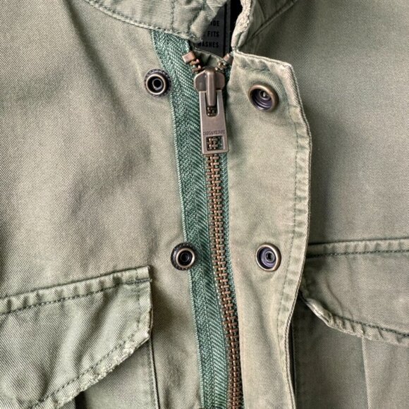 Zadig & Voltaire Kayak Green Utility Military Jacket - Picture 7 of 10